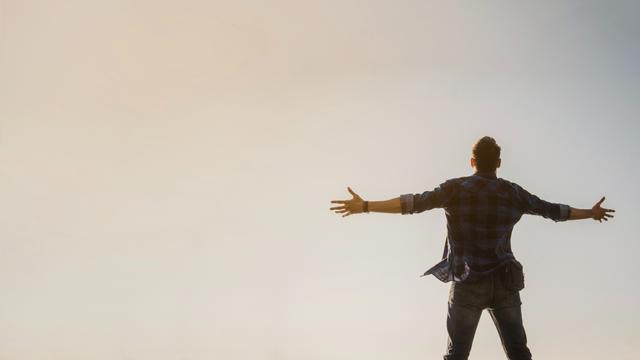 Ilustrasi semangat, motivasi, inspirasi, bebas, diri sendiri