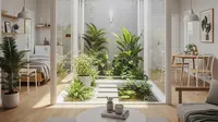 TOP 3: Model Rumah Kecil Terasa Luas dengan Taman di Dalam Hingga Daun Pengusir Ular di Rumah