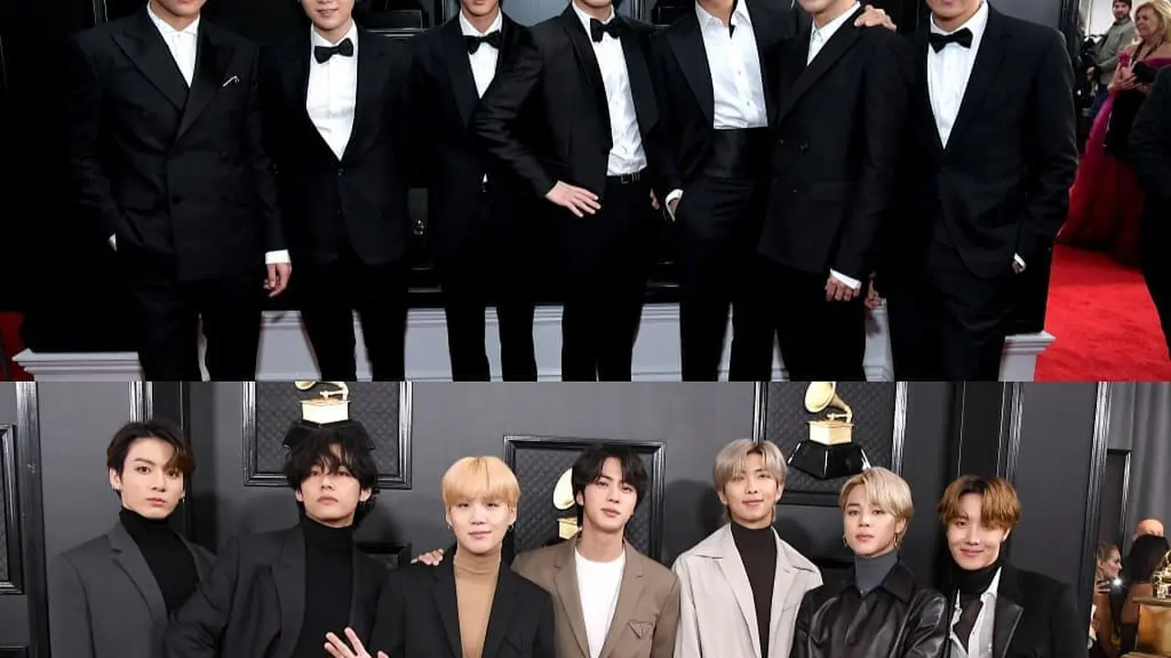 Pakaian BTS untuk Grammy selama tiga tahun/dok. BTS_twt