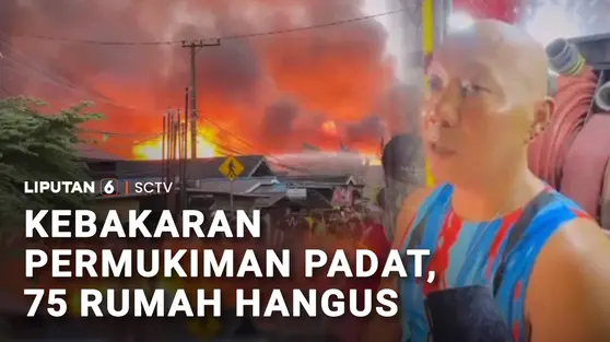 75 Rumah di Tenggarong Ludes Dilalap Api