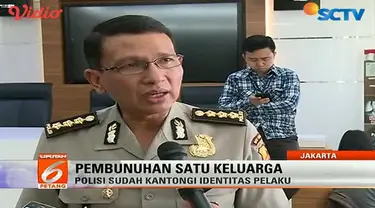 Terkait kasus pembantaian satu keluarga di Medan, Sumatera Utara, polisi telah mengantongi identitas pelaku. 