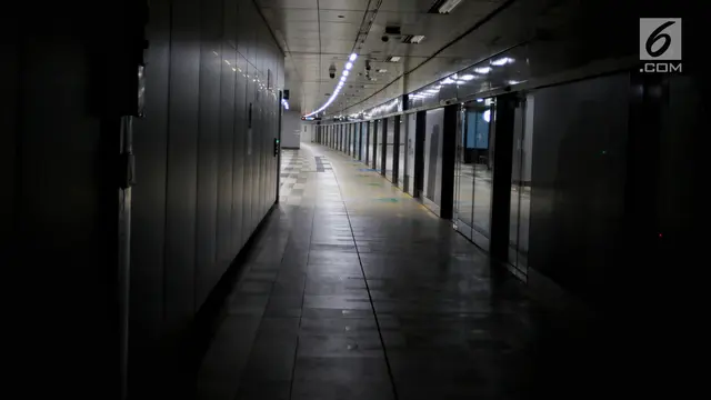 Listrik Padam, Layanan MRT Lumpuh Total