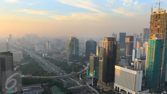Penampakan Ramp 1 Semanggi dari Ketinggian