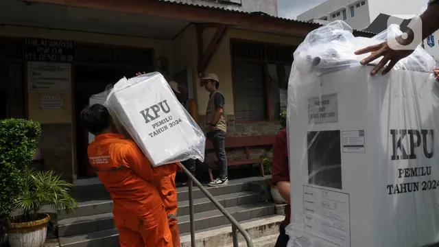 Pendistribusian Logistik Pemilu 2024 di Jakarta Pusat