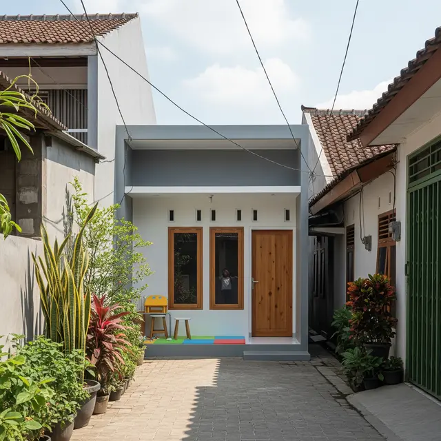 9 Desain Rumah Minimalis Ramah Anak di Gang Sempit, Ciptakan Hunian Aman