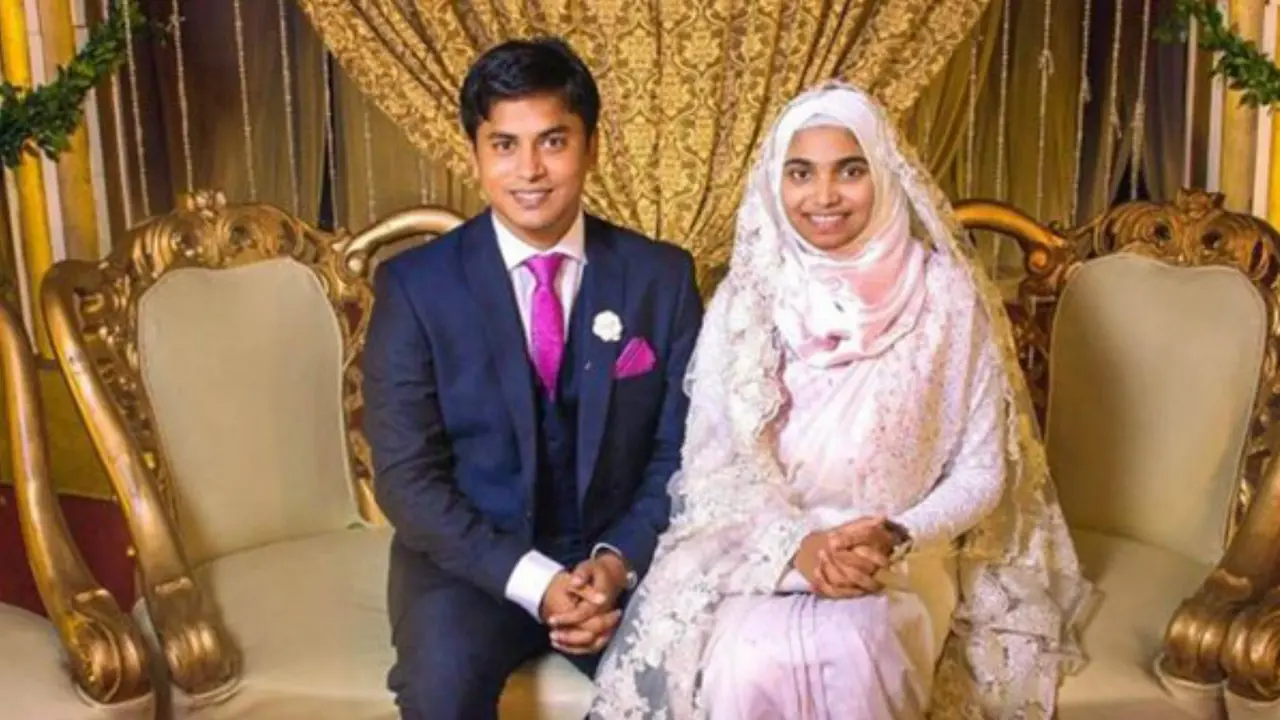 Pengantin Bangladesh yang jadi viral gara-gara tak pakai riasan dan perhiasan emas. (AFP)