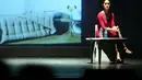 Pertunjukan digelar pada 28 Januari 2017 di Taman Ismail Marzuki (TIM), Cikini, Jakarta Pusat. Bagi Prisia, menjadi tantangan tersendiri melakoni teater. (Deki Prayoga/Bintang.com)