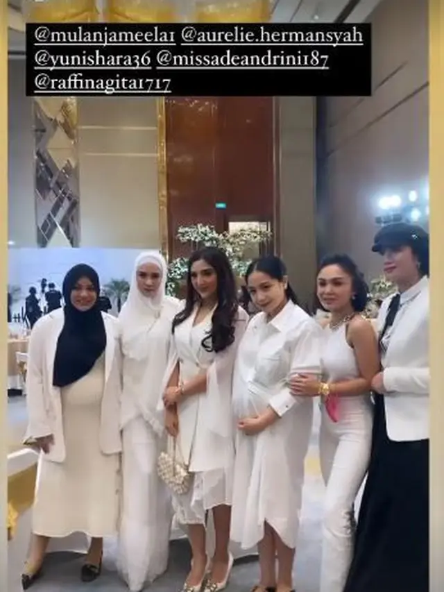 6 Momen Pertemuan Yuni Shara dan Nagita Slavina di Acara Ashanty, Jadi Sorotan