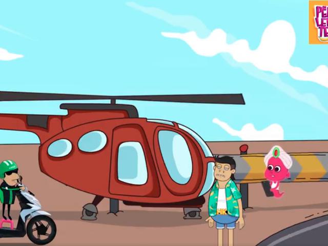 Saksikan Kartun Lucu Om Perlente Drama Abang Ojol Showbiz Liputan6 Com