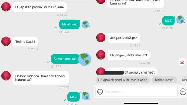6 Chat Pembeli Penuh Perhatian ke Penjual Ini Bikin Geli