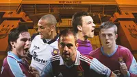 West Ham United - Frank Lampard, John Terry, Michael Carrick, Rio Ferdinand, Joe Cole (Bola.com/Adreanus Titus)