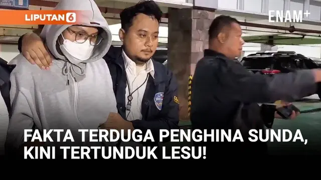 Fakta-fakta Terduga Penghina Sunda, Kini Tertunduk Lesu!