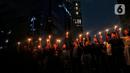 Sebelumnya Pemerintah Provinsi (Pemprov) DKI Jakarta mengajak masyarakat melakukan aksi pemadaman lampu pada Sabtu (26/3) mulai pukul 20.30 sampai 21.30 WlB. (Liputan6.com/Angga Yuniar)