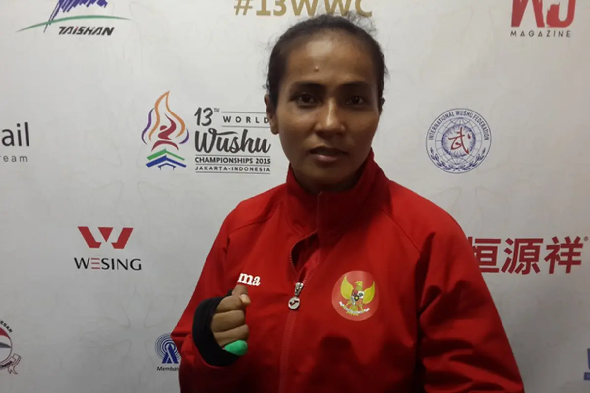 Atlet Wushu Indonesia, Moria Manalu (Liputan6.com)