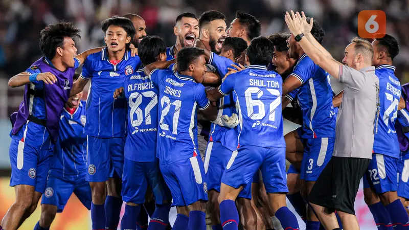 Arema FC menjuarai Piala Presiden 2024.