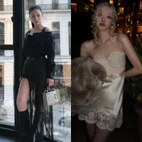 Jisoo dan Rose Blackpink Hadir di Paris Fashion Week. [@sooyaaa__/@roses_are_rosie]