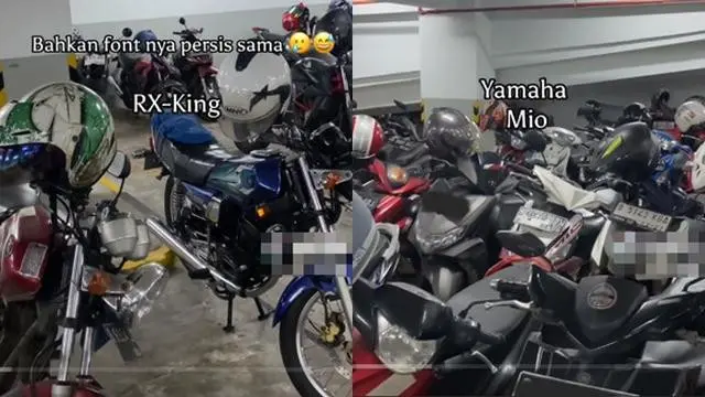 Parkir motor (TikTok/@i.kiiii)