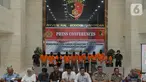 Dirtipidum Bareskrim Polri merilis kasus kejahatan Tindak Pidana Perdagangan Orang jaringan Timur Tengah Arab Saudi dan UEA di Bareskrim Polri, Jakarta, Selasa (29/10/2019). Sebanyak 48 orang korban akibat TPPO dan Tindak Pidana Perlindungan Pekerja Migran Indonesia ((PMI). (merdeka.com/Imam Buhori)