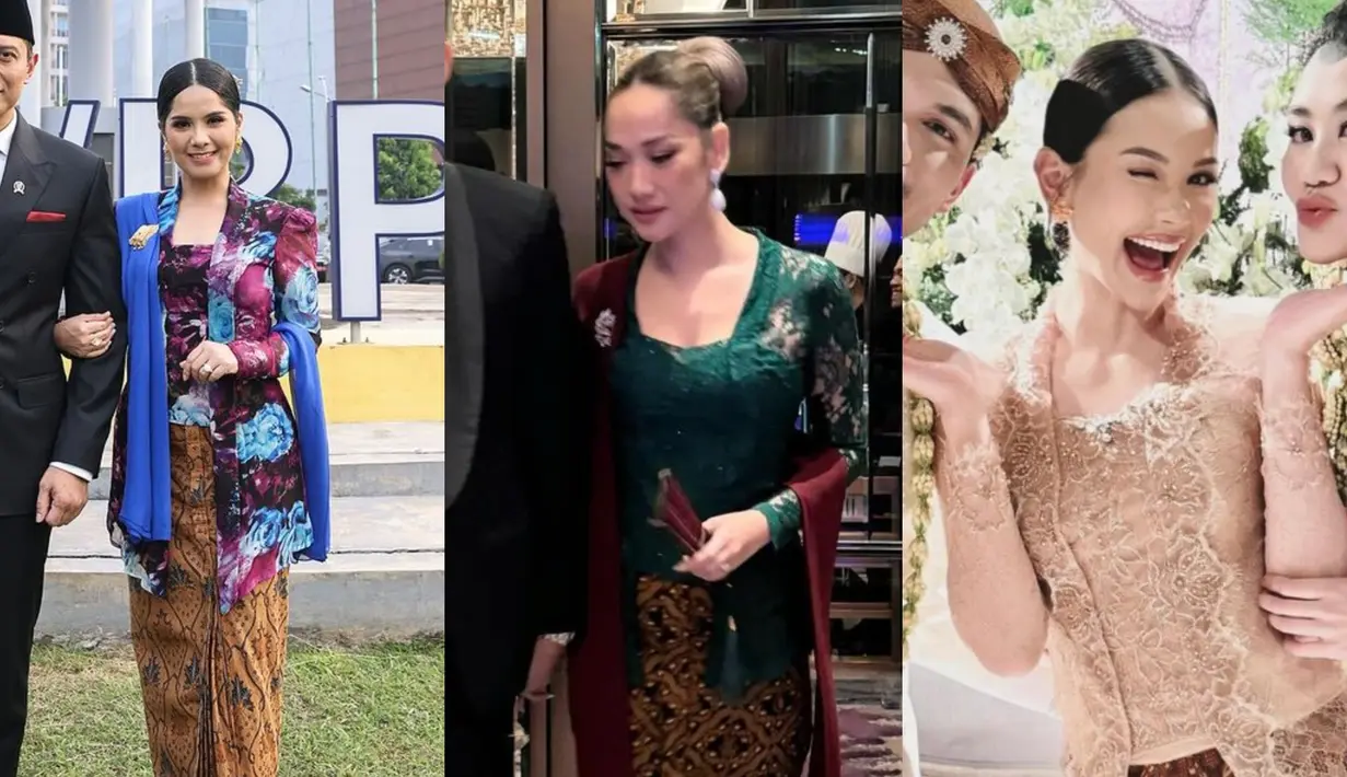 Kebaya kutubaru jadi model kebaya yang banyak diandalkan para seleb Tanah Air untuk tampil elegan. Termasuk Annisa Pohan, Bunga Citra Lestari, hingga Alyssa Daguise. Intip potretnya di sini!