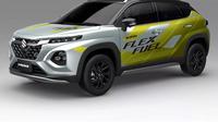 Suzuki Fronx FFV atau Flexible Fuel Vehicle yang akan tampil di Japan Mobility Show 2025. (Foto: Suzuki)