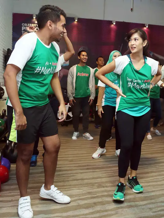 Istri dari pengusaha Indraguna Sutowo ini mengatakan, olahraga yang ia lakukan biasanya dilakukan 5 kali dalam satu minggu. (Deki Prayoga/Bintang.com)