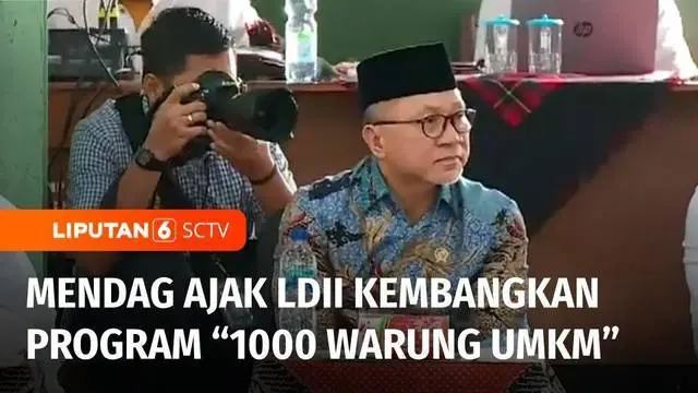 Menteri Perdagangan Zulkifli Hasan berharap Lembaga Dakwah Islam Indonesia (LDII) meningkatkan perannya sebagai penggerak ekonomi nasional. Untuk itu, Mendag mengajak LDII mengembangkan program "1000 Warung UMKM".