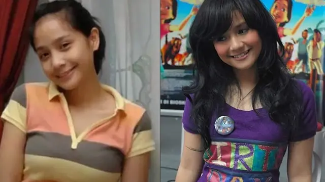 6 Perbandingan Foto Nagita Slavina Muda dengan Gita Gutawa Remaja, Mirip Bak Kakak Adik