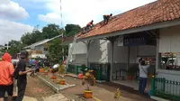Stasiun Batu Tulis Lawanggintung, Bogor Selatan, Bogor. (Liputan6.com/Achmad Sudarno)