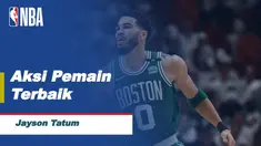Berita video cuplikan aksi-aksi terbaik dari Jayson Tatum, pemain yang terpilih menjadi pemain terbaik di gim 2 final Wilayah Timur NBA yang berlangsung Jumat (20/5/22).