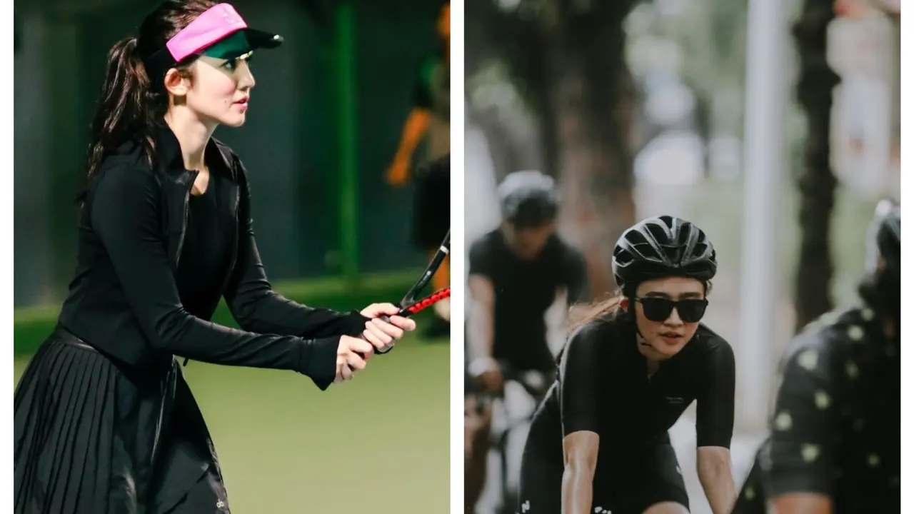 Potret Febby Rastanty Jajal Berbagai Jenis Olahraga, Panjat Tebing Hingga Tenis