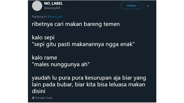 5 Cerita Ribetnya Cari Makan Bareng Temen, Bikin Kesel Sendiri