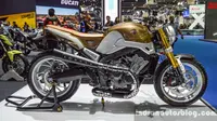 CB650 Scrambler Concept menggabungkan antara unsur retro-klasik dengan komponen modern.