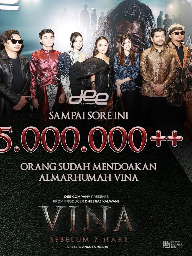 Film Vina: Sebelum 7 Hari tembus 5 juta penonton. (Foto: Dok. Instagram @deecompany_official)