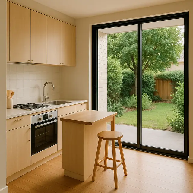 Desain Dapur Mungil Terbuka (Image by ChatGPT)