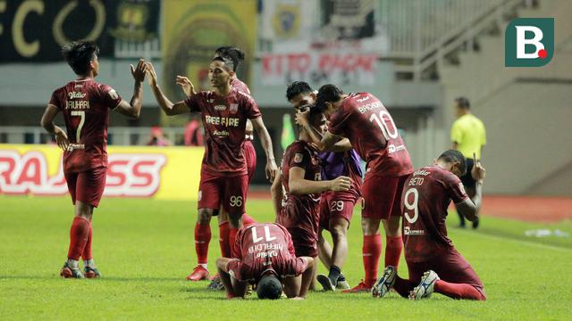 Foto: Persis Solo Menang 2-0 Lawan Sriwijaya FC, Buka Peluan Tampil di Semifinal Liga 2