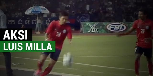 VIDEO: Momen Pelatih Timnas Indonesia Luis Milla Kecoh Pemain Kamboja
