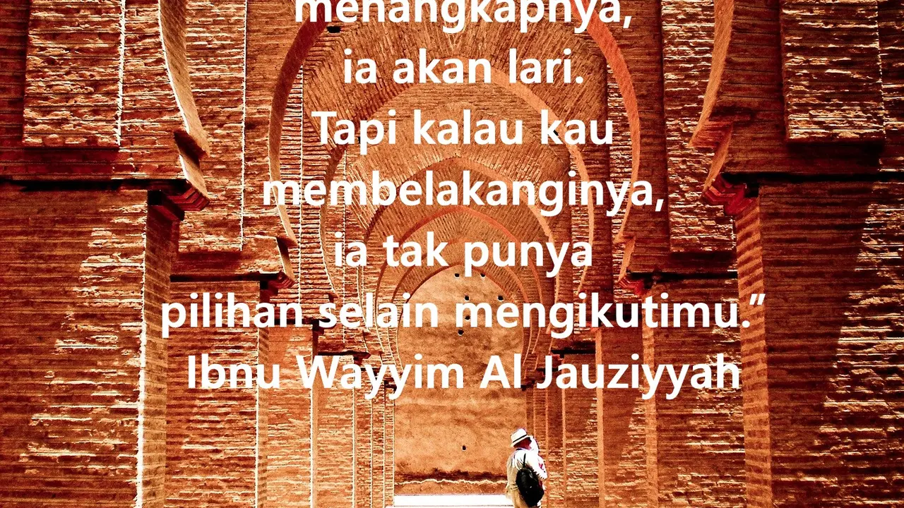 Wallpaper kata-kata islami keren tentang kehidupan