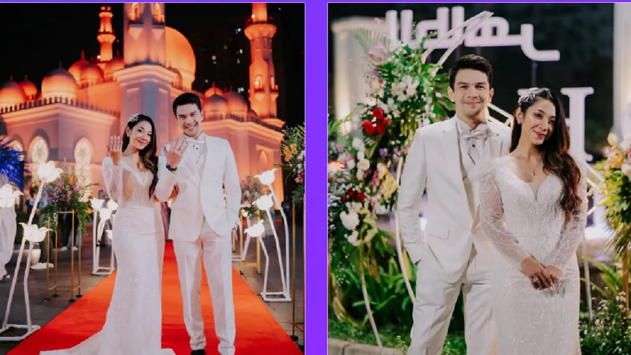 Adegan pernikahan Dinda Kirana dan Jonathan Frizzy di Takdir Cinta yang Kupilih (Foto Instagram @dindakirana.s)