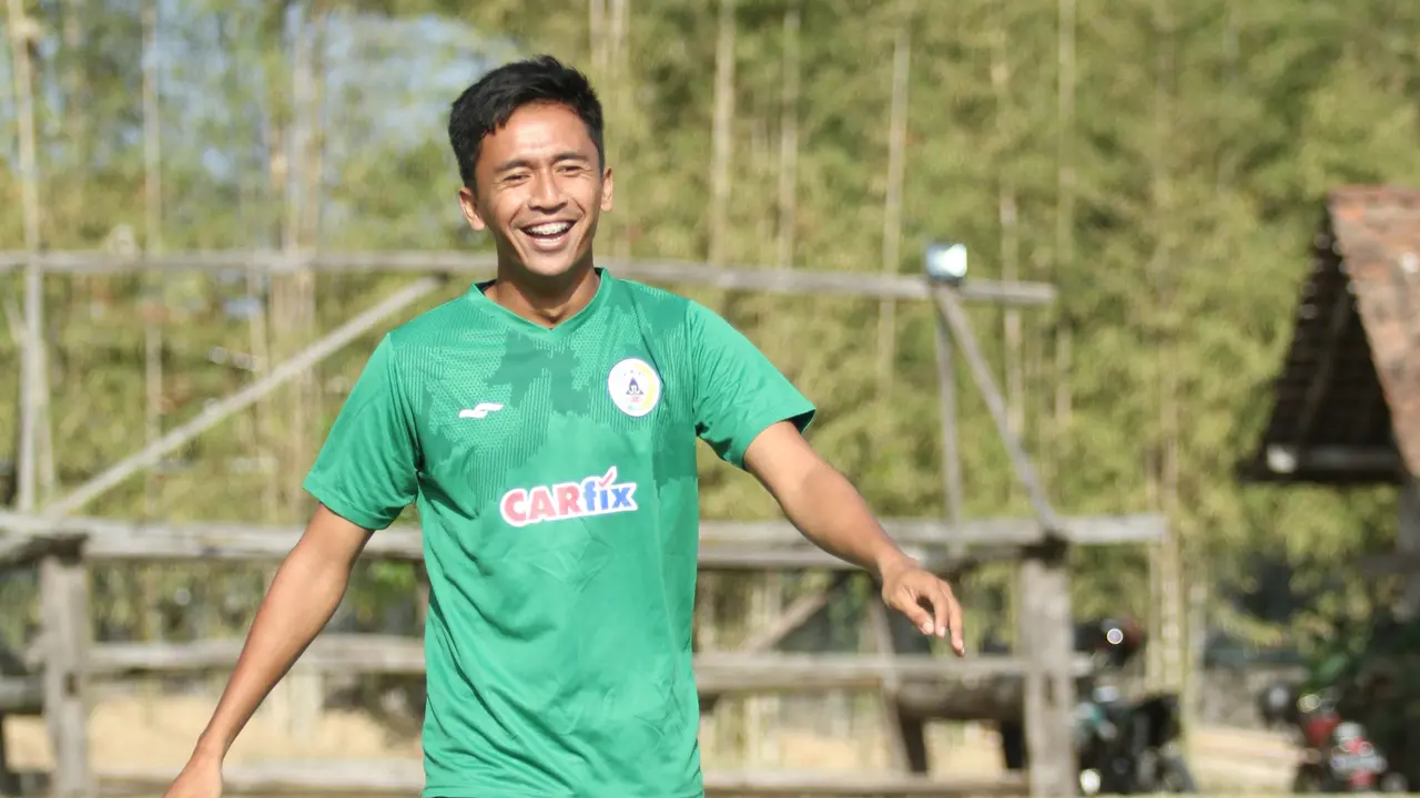 Gelandang PSS Sleman, Wahyu Sukarta.