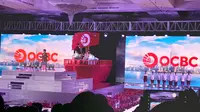 Bank OCBC NISP secara resmi telah meluncurkan ‘OCBC’ sebagai merek dan logo terbaru bank tersebut pada Selasa, 14 November 2023 di Jakarta. (Amira Fatimatuz Zahra/Liputan6.com)