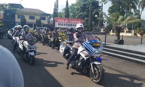 patroli polwan di Garut (Liputan6.com/istimewa)