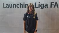 Public relations PT Liga Indonesia Baru (PT LIB), Sabina Katya Viena Diva. (Bola.com/Dok.Muhammad Adi Yaksa).
