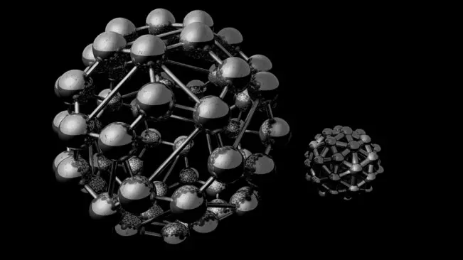 Ilustrasi susunan atom. (Sumber Pixabay)