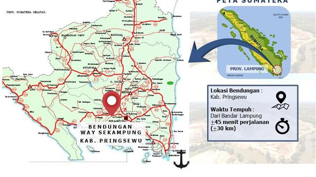 Bendungan Way Sekampung Siap Dukung Lampung Jadi Lumbung Pangan