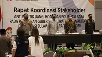 Rapat Koordinasi (Rakor) bersama para pemangku kepentingan di Pilkada Sulut 2020.