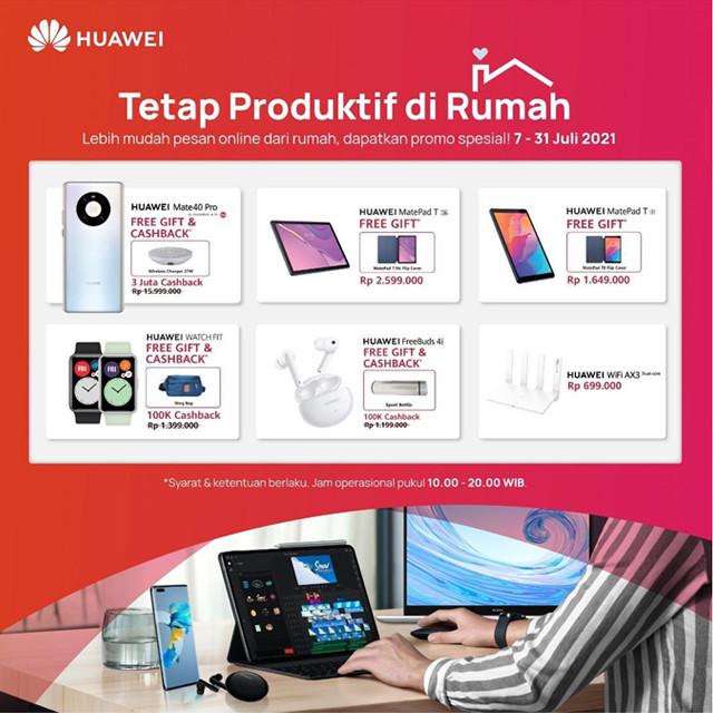Huawei Indonesia meluncurkan Kampanye #TetapProduktifdiRumah