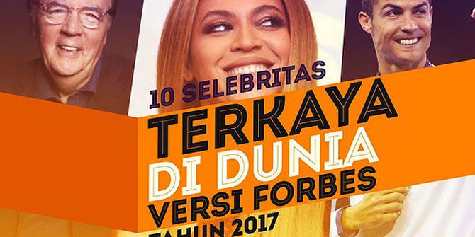 10 Selebritas Terkaya di Dunia Versi Majalah Forbes