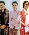 Lihat di sini beberapa potret kebaya pilihan pejabat yang bisa jadi inspirasi tampil elegan di acara formal, dari Iriana Jokowi, Kahiyang Ayu, hingga Sri Mulyani.