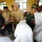 Gubernur Jawa Tengah Ganjar Pranowo saat meresmikan SMK Arrohmaniyah yang terletak di Desa Kanoman, Kecamatan Pamotan, Kabupaten Rembang. (Istimewa)