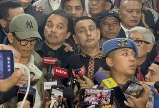 Roy Suryo Usai Jalani Pemeriksaan di Polda Metro Jaya (Ady Anugrahadi/Liputan6.com)